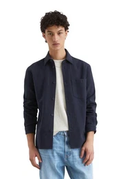 Hemdjacke mit leichter Struktur