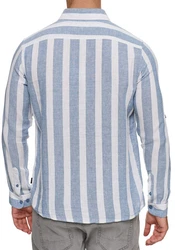 Indicode Langarmhemd INDonuld Blau/Hellblau