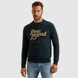 Sweatshirt mit Logo Stickerei und Print