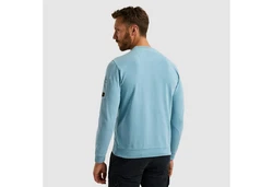 PME LEGEND Sweatshirt mit Logo Schriftzug Hellblau/Türkis/Blau