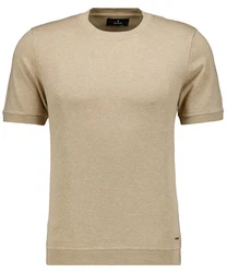 RAGMAN Rundhalspullover Khaki/Beige/Braun