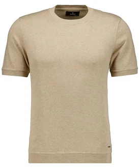 RAGMAN Rundhalspullover Khaki/Beige/Braun