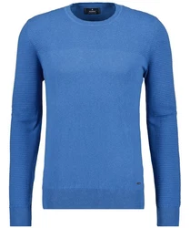 RAGMAN Rundhalspullover Blau/Hellblau