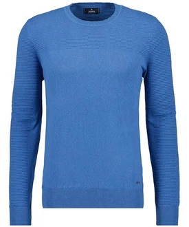 RAGMAN Rundhalspullover Blau/Hellblau RAGMAN Rundhalspullover Blau/Hellblau