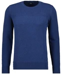 RAGMAN Rundhalspullover Blau/Dunkelblau