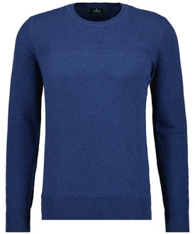 RAGMAN Rundhalspullover Blau/Dunkelblau RAGMAN Rundhalspullover Blau/Dunkelblau