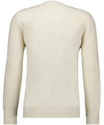 RAGMAN Rundhalspullover Khaki/Creme/Weiß/Beige