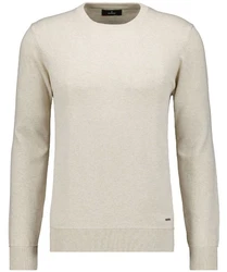 RAGMAN Rundhalspullover Khaki/Beige