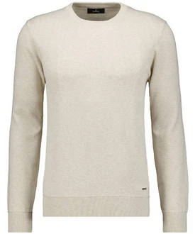 RAGMAN Rundhalspullover Khaki/Beige