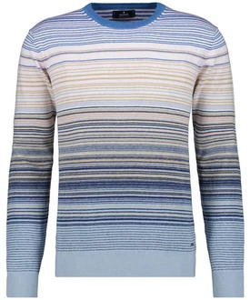 RAGMAN Rundhalspullover Hellblau/Blau/Mischfarben/Grau RAGMAN Rundhalspullover Hellblau/Blau/Mischfarben/Grau