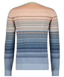 RAGMAN Rundhalspullover Mischfarben/Grau/Hellblau/Blau