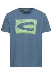 camel active Kurzarmshirt T-Shirt mit Logoprint - Regular Fit 