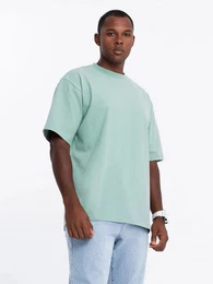 T-Shirt Baumwoll-T-Shirt LOOSE FIT mit Rundhalsausschnitt