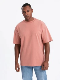 T-Shirt Baumwoll-T-Shirt LOOSE FIT mit Rundhalsausschnitt
