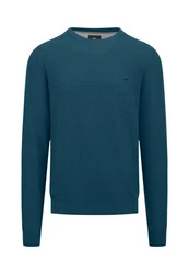 FYNCH-HATTON Strickpullover O-Neck Structure 
