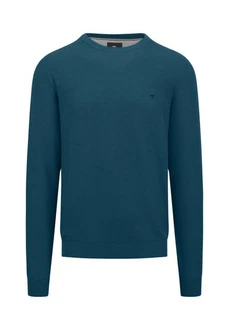 FYNCH-HATTON Strickpullover O-Neck Structure FYNCH-HATTON Strickpullover O-Neck Structure