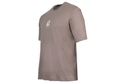 ARMANI EXCHANGE T-Shirt Herren Rundhals Kurzarm Logo Grau/Hellgrau/Khaki