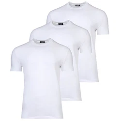 Dsquared2 T-Shirt Herren 3-Pack Weiß/Dunkelblau/Creme