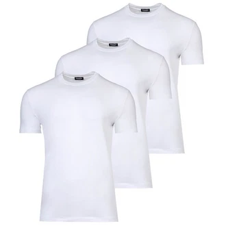 Dsquared2 T-Shirt Herren 3-Pack Weiß/Dunkelblau/Creme Dsquared2 T-Shirt Herren 3-Pack Weiß/Dunkelblau/Creme