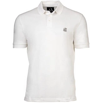 ARMANI EXCHANGE Poloshirt Weiß/Creme