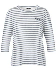 FRAPP Rundhalsshirt Blau/Hellblau/Pastell