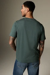 Next T-Shirt Rundhals-T-Shirt Relaxed Fit Grün/Dunkelgrün/Türkis
