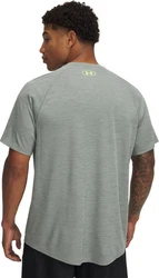 Under Armour Kurzarmshirt UA Tech Textured SS Dunkelgrün/Hellgrau/Grün/Khaki