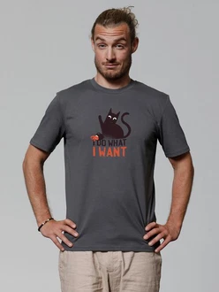 wat? Apparel T-Shirt Cat Dunkelgrau/Grau/Schwarz wat? Apparel T-Shirt Cat Dunkelgrau/Grau/Schwarz