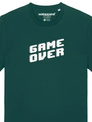 wat? Apparel T-Shirt Game Over Grün/Dunkelgrün/Türkis
