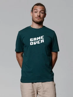wat? Apparel T-Shirt Game Over Grün/Dunkelgrün/Türkis wat? Apparel T-Shirt Game Over Grün/Dunkelgrün/Türkis