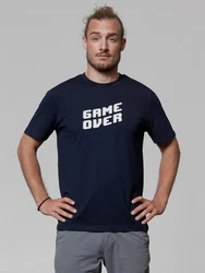 wat? Apparel T-Shirt Game Over Dunkelblau/Blau