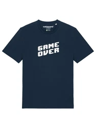 wat? Apparel T-Shirt Game Over Dunkelblau/Blau