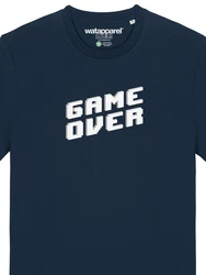 wat? Apparel T-Shirt Game Over Dunkelblau/Blau