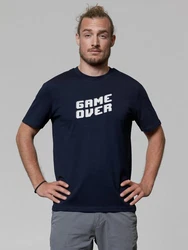 wat? Apparel T-Shirt Game Over Dunkelblau/Blau