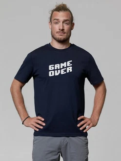 wat? Apparel T-Shirt Game Over Dunkelblau/Blau wat? Apparel T-Shirt Game Over Dunkelblau/Blau