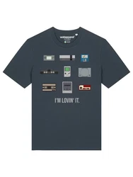wat? Apparel T-Shirt Videogames Dunkelblau/Blau