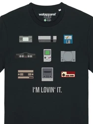 wat? Apparel T-Shirt Videogames Schwarz