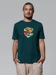 wat? Apparel T-Shirt Pixel Zauberwürfel Grün/Türkis/Mischfarben/Blau