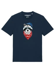 wat? Apparel T-Shirt Waschbr Dunkelblau/Hellblau/Schwarz/Rot
