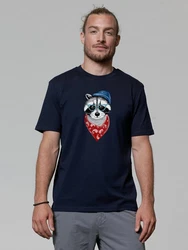 wat? Apparel T-Shirt Waschbr Dunkelblau/Hellblau/Schwarz/Rot