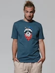 wat? Apparel T-Shirt Waschbr Hellblau/Blau/Grau/Türkis