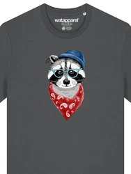 wat? Apparel T-Shirt Waschbr Grau/Silber/Dunkelgrau/Schwarz/Hellgrau