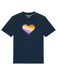 wat? Apparel T-Shirt Rainbow Heart Regenbogen
