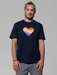 wat? Apparel T-Shirt Rainbow Heart Regenbogen