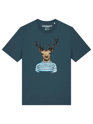 wat? Apparel T-Shirt Hirsch Türkis