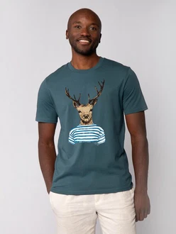 wat? Apparel T-Shirt Hirsch