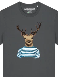 wat? Apparel T-Shirt Hirsch Türkis