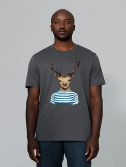 wat? Apparel T-Shirt Hirsch Türkis