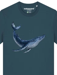 wat? Apparel T-Shirt Wal Grün/Blau/Türkis