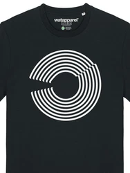wat? Apparel T-Shirt Abstract Schwarz
